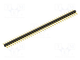 Connector: pin strips; pin header; male; PIN: 36; 2.54mm; SMT; 1x36
