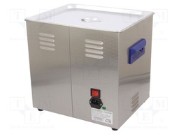 Ultrasonic washer; 240x140x100mm; 40kHz; 20÷80°C; 230VAC; Plug: EU