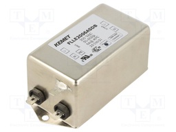 Filter: anti-interference; 300VAC; 6A; Leads: FASTON connectors