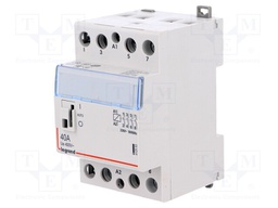 Contactor: 4-pole installation; NO x4; 230VAC; 40A; DIN; SM300