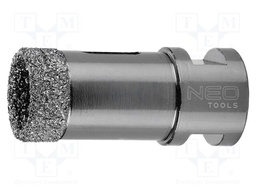 Diamond hole saw; Ø: 25mm; glaze,ceramic tile; Thread: M14