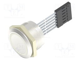 Switch: capacitive; Pos: 2; SPST; 1A/24VDC; IP68; OFF-ON; RGB