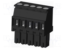 Connector: pluggable terminal block; plug; female; angled 90°