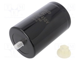 Capacitor: electrolytic; 3900uF; 450VDC; ±-20%; M5; 2000h; -25÷85°C