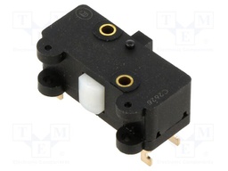 Microswitch SNAP ACTION; without lever; SPST-NO + SPST-NC; IP40