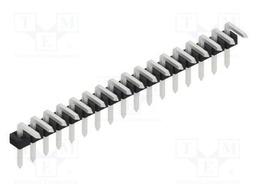 Connector: pin strips; pin header; male; PIN: 17; 2mm; THT; 1x17