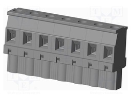 Connector: pluggable terminal block; plug; female; angled 90°