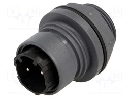 Connector: circular; socket; male; PIN: 2; Buccaneer 6000; UL94V-0