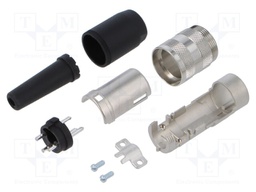 Connector: M16; male; for cable; IP40; plug; soldering; 300V; PIN: 3