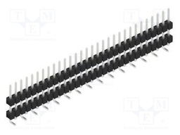 Connector: pin strips; pin header; male; PIN: 30; 2.54mm; SMT; 1x30