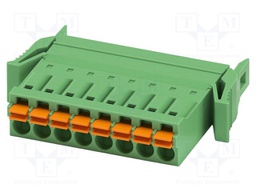 PCB connector, nominal cross section: 1.5 mm2, color: green,