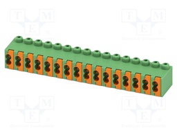 PCB connector, nominal cross section: 0.5 mm?, color: green,