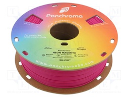 Filament: PLA; 1.75mm; neon magenta; 190÷230°C; 1kg; Panchroma™