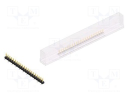 Connector: pin strips; pin header; male; PIN: 21; 2.54mm; SMT; 1x21