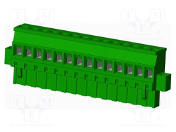 Connector: pluggable terminal block; plug; female; angled 90°