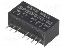 Converter: DC/DC; 3W; Uin: 18÷75V; 3.3VDC; Iout: 0÷700mA; SIP8; 4.8g