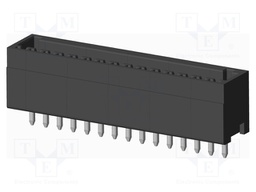 Connector: pluggable terminal block; socket; male; on PCBs