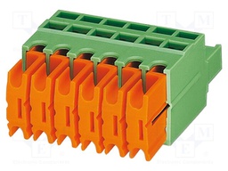 PCB connector, nominal cross section: 1 mm?, color: green, n
