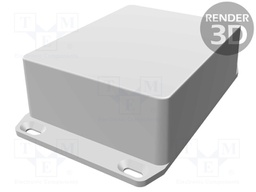 Enclosure: multipurpose; with fixing lugs; 1590; X: 94mm; Y: 120mm