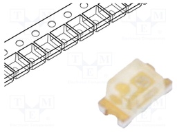 LED; SMD; 0603; blue; 28÷180mcd; 1.6x0.8x0.8mm; 130°; 2.8÷3.8V; 20mA