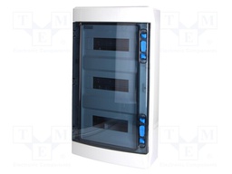 Enclosure: for modular components; IP65; white; No.of mod: 36