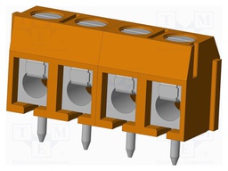 Connector: PCB terminal block; terminal; Plating: tinned; on PCBs