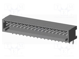 Connector: pluggable terminal block; socket; male; on PCBs