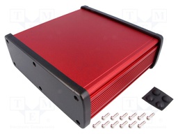 Enclosure: multipurpose; X: 177.6mm; Y: 169mm; Z: 61.1mm; aluminium