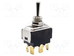 TOGGLE SWITCH, DPDT, 20A, 125VAC