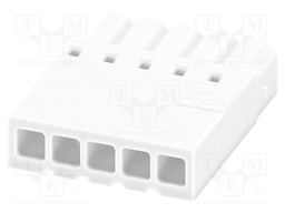 PCB connector, nominal cross section: 0.75 mm2, color: white