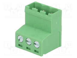 Pluggable terminal block; 5.08mm; ways: 3; straight; plug; male