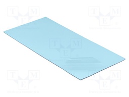 Tape: heat transfer; W: 20mm; L: 120mm; Thk: 3mm; 3.6W/mK; blue; 30kV