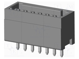 Connector: pluggable terminal block; socket; male; on PCBs