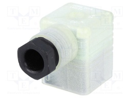 Connector: valve connector; plug; form A; 18mm; female; PIN: 3; 8A