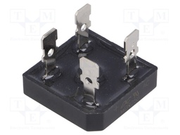 Single-phase bridge rectifier; Urmax:800V; If:25A; Ifsm:400A