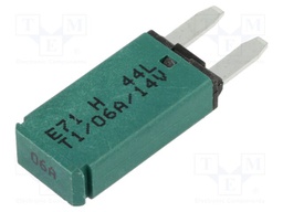 Fuse: resettable; 6A; 14VDC