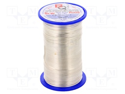 Silver plated copper wires; 0.7mm; 500g; 145m; -200÷800°C