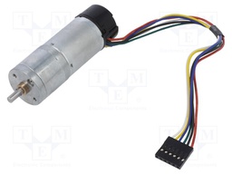 Motor: DC; with encoder,with gearbox; LP; 12VDC; 1.1A; 31rpm