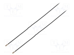 Contact; female; 28AWG; Pico-Clasp; gold-plated; for cable