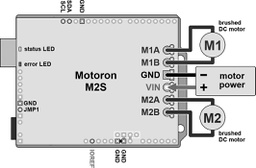 DC-motor driver; Motoron; I2C; 14A; Uin mot: 6.5÷40V; Ch: 2; Arduino