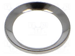 Nickel; Accessories: washer; for banana sockets