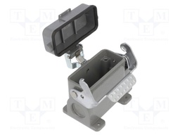 Enclosure: for HDC connectors; size D10A; with latch; with cover