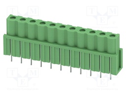 PCB headers, nominal cross section: 2.5 mm?, color: green, n