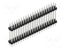 Connector: pin strips; pin header; male; PIN: 40; 2mm; THT; 2x20