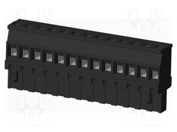 Connector: pluggable terminal block; plug; female; angled 90°