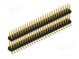 Connector: pin strips; pin header; male; PIN: 54; 2.54mm; SMT; 2x27