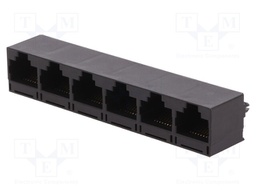Socket; RJ45; PIN: 8; Cat: 5; Layout: 8p8c