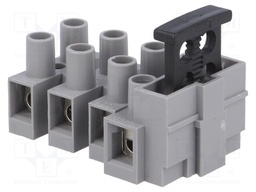 Terminal block; screw terminal; ways: 4; 0.5÷2.5mm2; terminals: 8