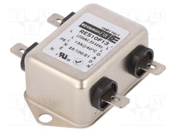 Filter: anti-interference; 250VAC; Cx: 100nF; Cy: 9.4nF; 0.8mH; 1MΩ