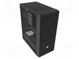 Case; black; Jack 3.5mm socket x2,USB A socket x3; SHOBO